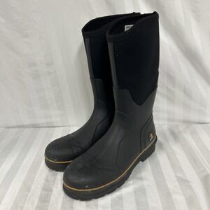 Carhartt CMV1451Rubber Work‎ Boots Mens Size 14 Black Waterproof EH